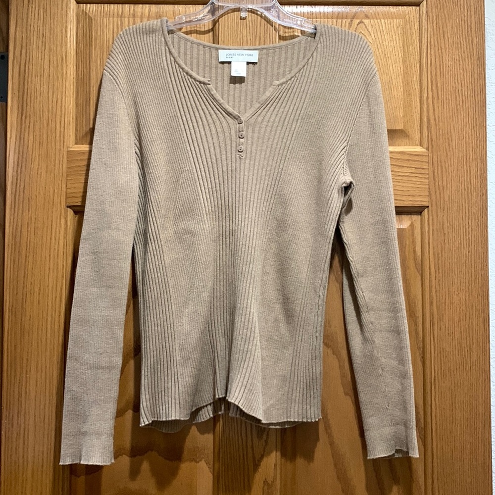 Jones New York Sport V-neck Seeater